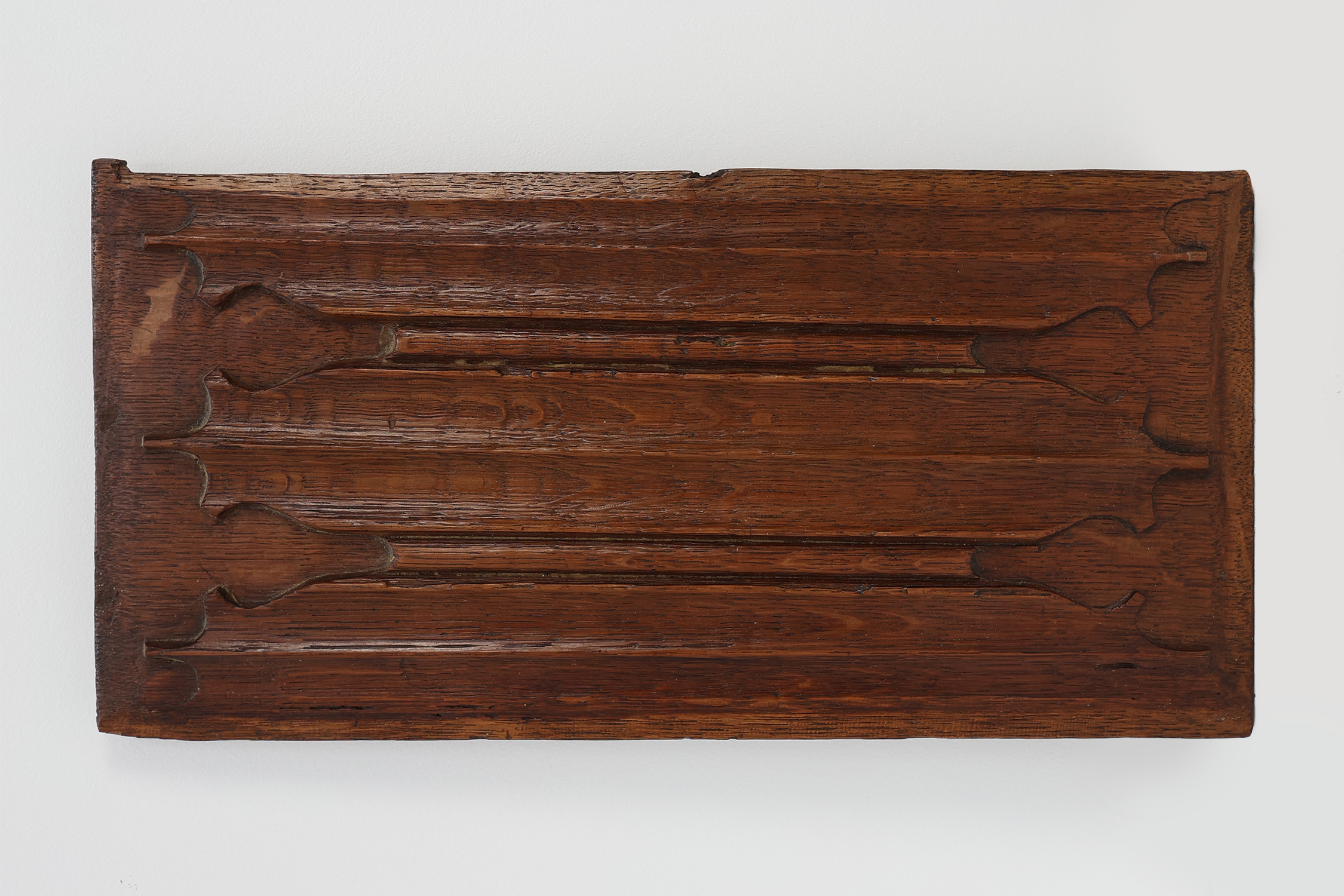 Carved oak Gothic linenfold panel, Flanders, ca. 16th centurythumbnail